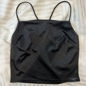 Better Be | Elegant Black Fitted Crop Camisole